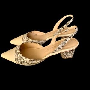 Chinese Laundry Snake Print Women's Slingback Heels